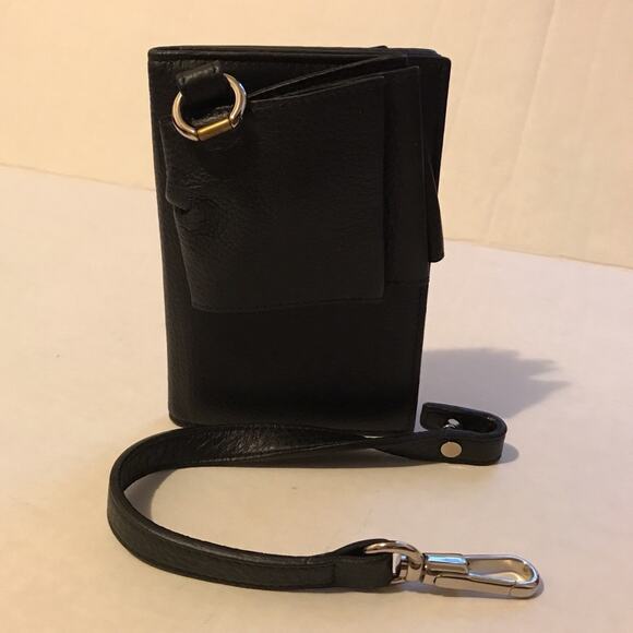 YSL rive gauche WALLET Wristlet clutch bag BLACK NWT Authentic - Picture 7 of 11